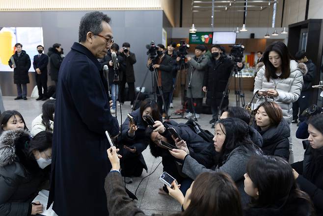 답하는 조태열 외교부 장관 후보자. 연합뉴스