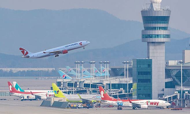 인천국제공항 모습.