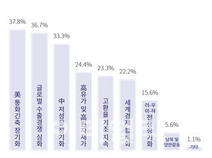 2024년 대외리스크 전망.(자료=대한상의)