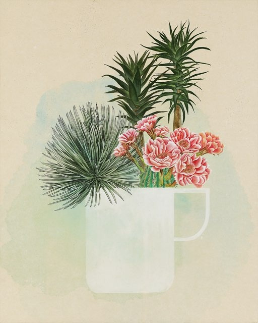 김다운 'A cup of Oasis #2'(2021).