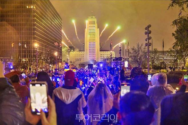 그랜드파크 카운트다운 ⓒGrand Park / 사진-로스앤젤레스관광청