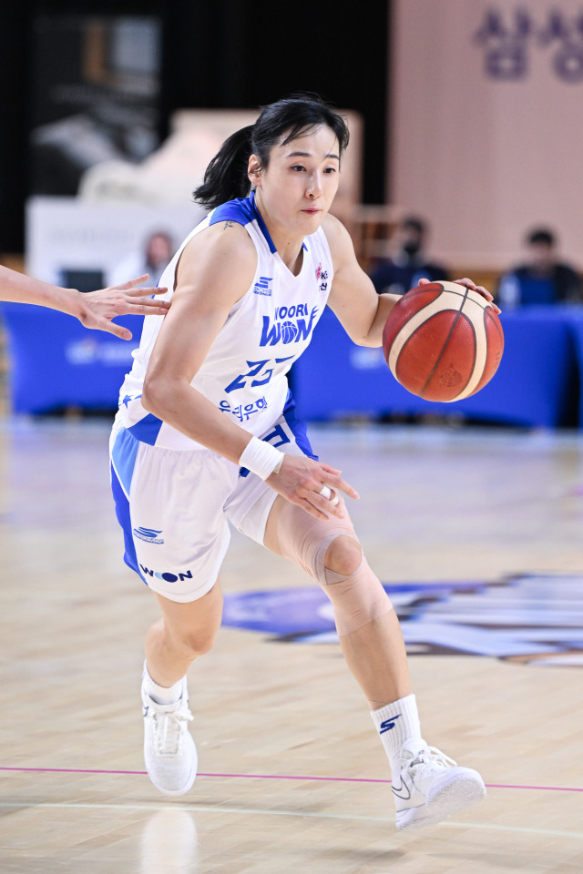 아산 우리은행 우리WON 김단비./WKBL