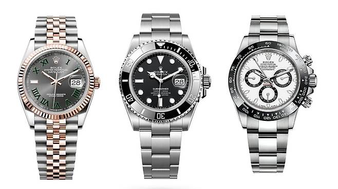 롤렉스(Rolex) 삼대장 데이트저스트(DateJust), 서브마리너(Submariner), 데이토나(Daytona)