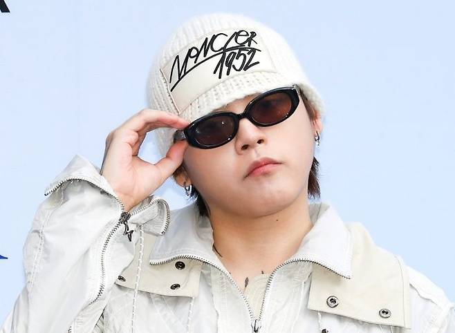 장제원 국민의힘 의원의 아들 래퍼 노엘(장용준)이 5일 오후 서울 중구 동대문디자인플라자(DDP)에서 열린 2024 S/S 서울패션위크 BLR 쇼에 참석하며 포즈를 취하고 있다. 2023.09.05. ⓒ뉴시스