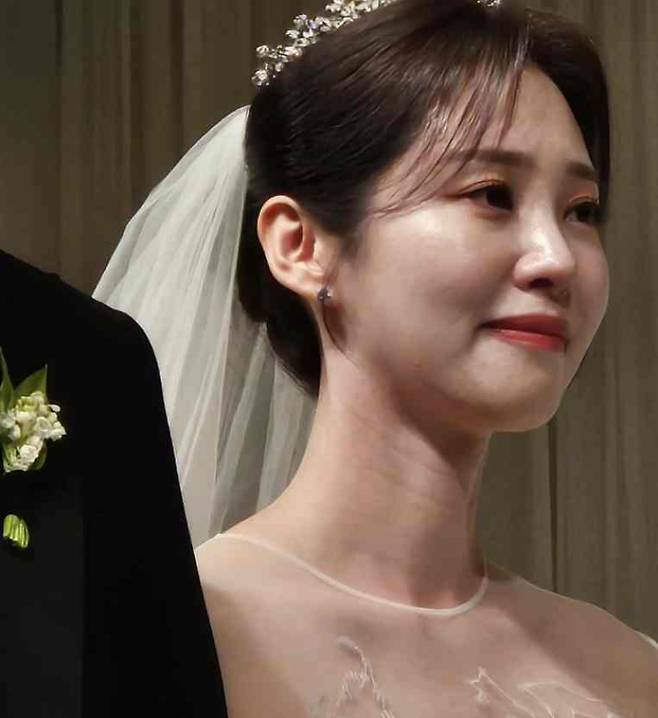 12월의 신부 된 박연경 아나운서. (사진=서경석 인스타그램 캡처)