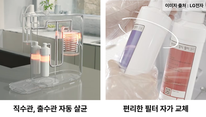 정수기는 최근 자가관리가 쉽고 편해짐