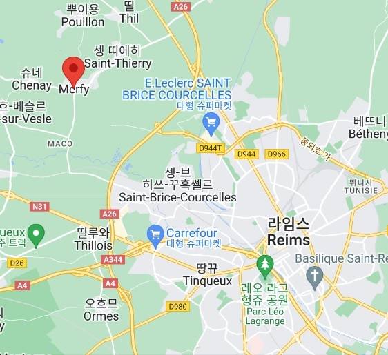 메흐피 마을 위치.