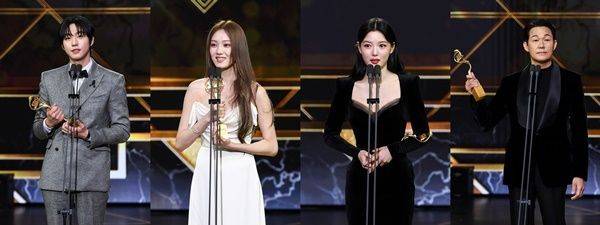 2023 SBS 연기대상 안효섭 이성경 김유정 박성웅 / 사진=SBS 제공