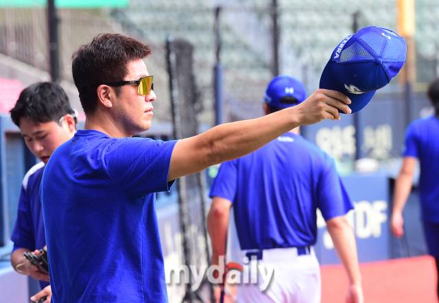 2022년 8월 4일 서울 잠실야구장에서 진행된 '2022 프로야구' 두산-삼성의 경기. 강민호/마이데일리