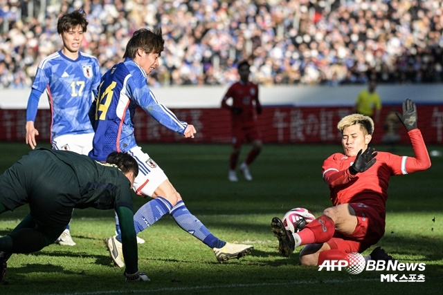 일본은 1일 태국과의 평가전에서 5-0 완승을 거뒀다. 사진(도쿄 일본)=AFPBBNews=News1