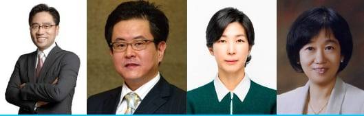 유통업계 용띠 CEO들. 왼쪽부터 임영록 신세계프라퍼티 대표, 채동석 애경산업 대표이사 부회장, 김정수 삼양식품 부회장, 김선희 매일유업 부회장./각사 제공