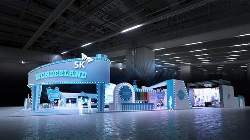 'CES 2024' SK그룹관 조감도 [SK 제공. 재판매 및 DB 금지]