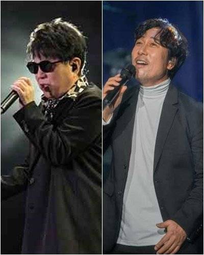 2024년 정규 앨범을 예고한 조용필과 이문세. 사진 YPC, 케이문에프엔디