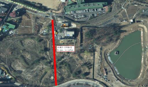 남양주시 어람초·중학교 통학로 개설공사 위치도. 남양주시 제공