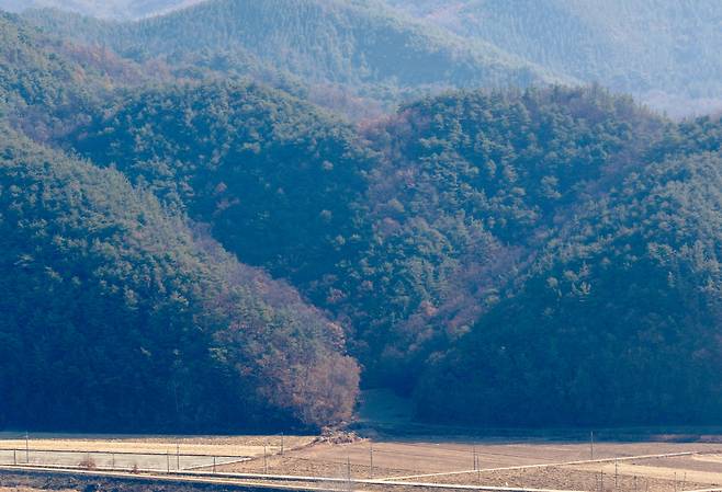 회룡마을 하트(♥)산