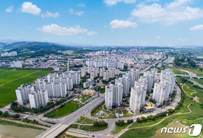 증평군 도심 전경.(자료사진)뉴스1