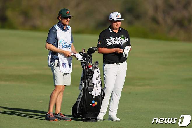 PGA 개막전서 5위에 오른 임성재. ⓒ AFP=뉴스1