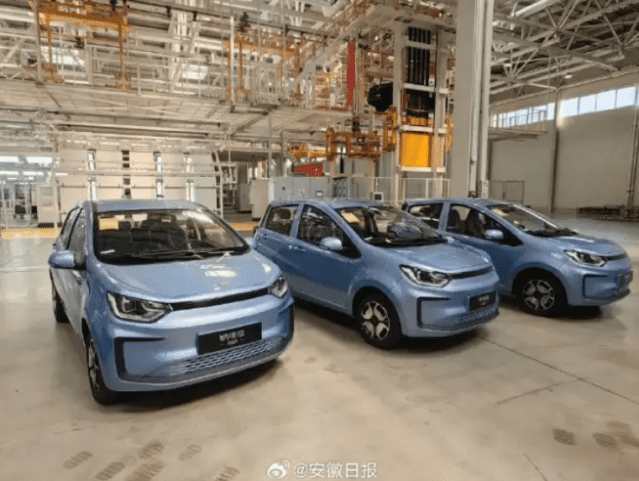 나트륨 이온 배터리 전기차 '이웨이 3' (사진=안후이르바오)