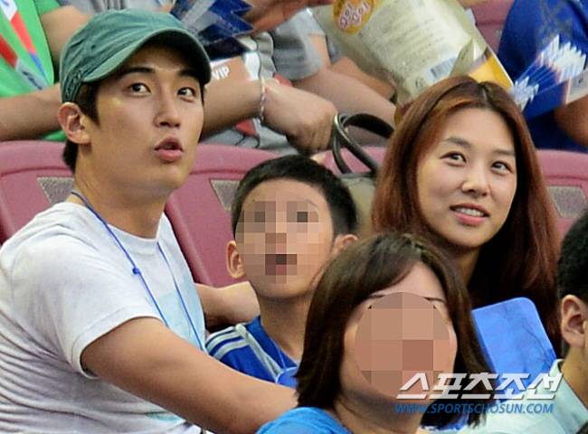 강경준 장신영. 스포츠조선DB