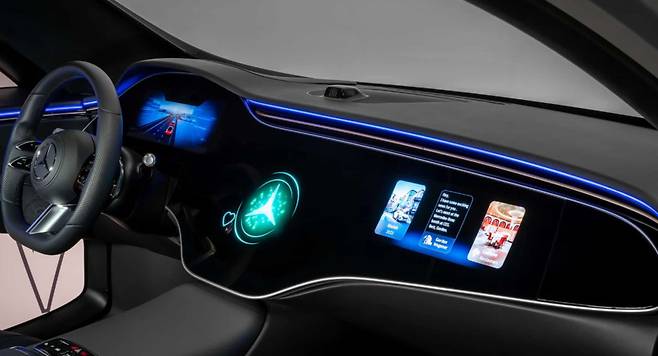 메르세데스 벤츠가&nbsp; 자사 차량에 대화형 AI 비서를 탑재한다.