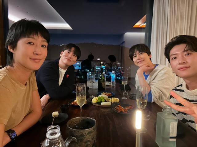 홍진경의 집에서 모였던 '솔로지옥3' MC 한해, 규현, 덱스.