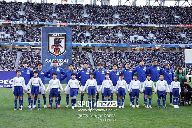 ▲ 일본은 9일(한국시간) 열린 2023 아시아축구연맹(AFC) 카타르 아시안컵을 대비한 최종 리허설에서 요르단과 붙었다. 비공개 평가전의 결과는 6-1 대승이었다.