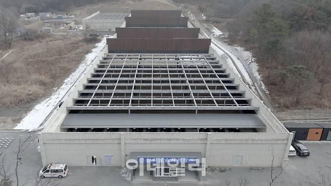 전북 익산 천마여단에 구축된 차단벽 구조 사격장 전경 (사진=육군)