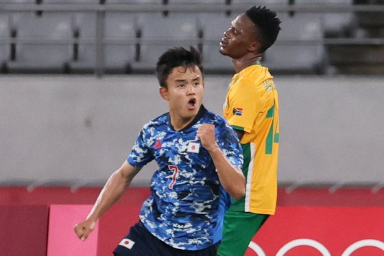 일본 축구 국가대표 구보 다케후사. AFP=연합뉴스