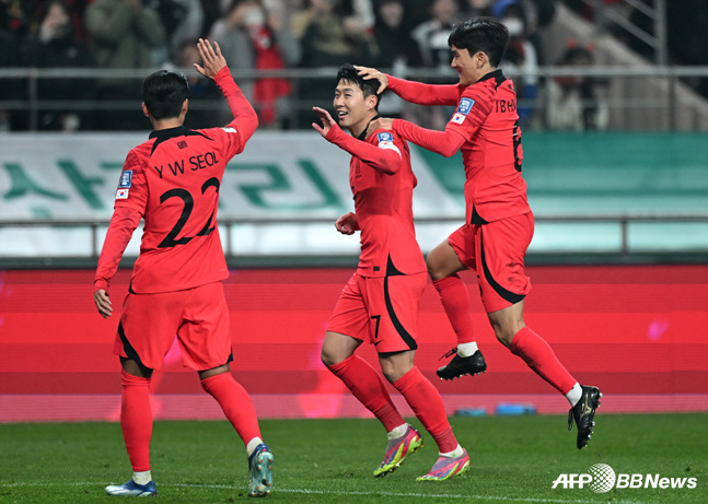 한국 축구대표팀. /AFPBBNews=뉴스1