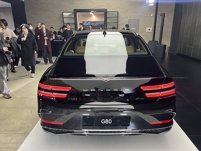 G80 후면 사진=이상진