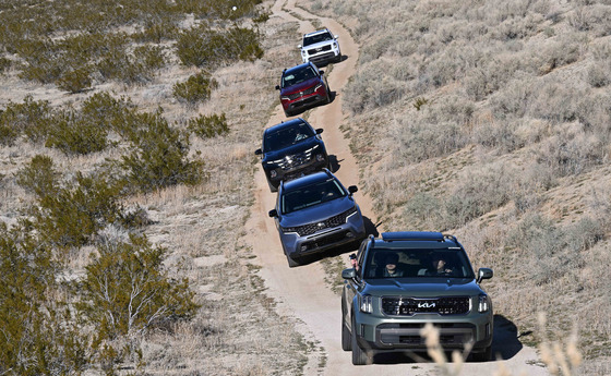 Hyundai Motor and Kia cars under performance tests at Hyundai's California Proving Grounds, California City. [HYUNDAI MOTOR]