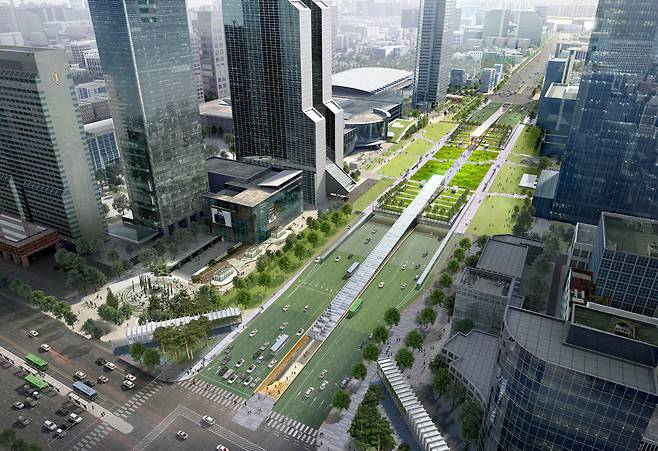 영동대로 지하공간 복합개발 조감도. [서울시]