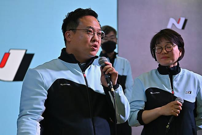 현대자동차 박준우 상무. 김학수 기자