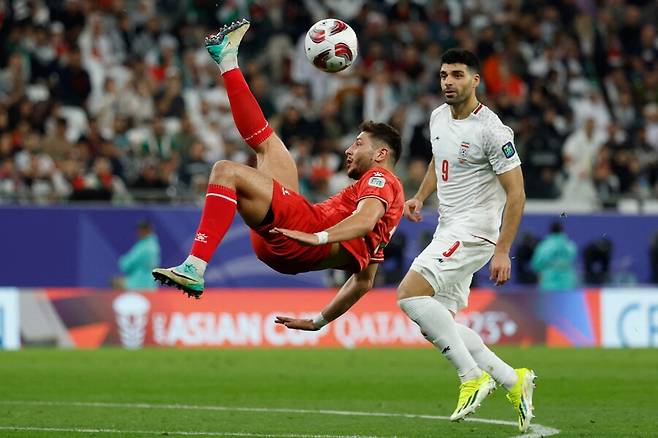 ▲ 타레미는 2023 카타르 아시안컵에 이란 축구대표팀 공격수로 출전 중이다. ⓒ연합뉴스/AFP/AP/REUTERS