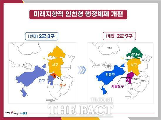 오는 2026년 7월 1일부터 개편되는 행정체제./더팩트DB