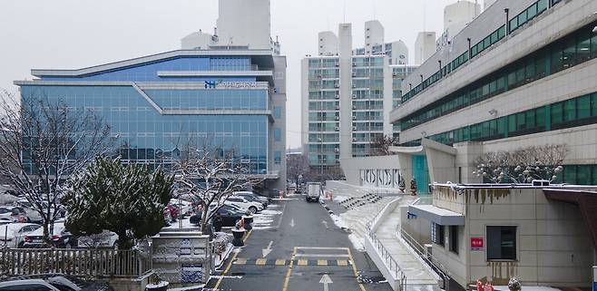 인천 남동구에 위치한 인천도시공사 사옥 전경.  인천도시공사