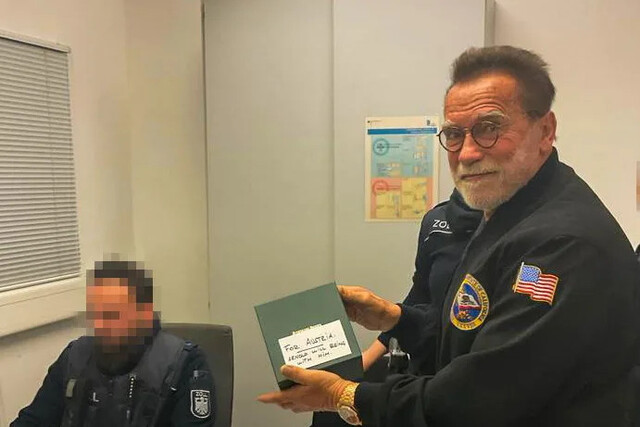 독일 매체 빌트는 독일 뮌헨 공항 세관이 미국에서 입국한 슈워제네거가 고가의 명품 시계를 입국신고서에 신고하지 않은 사실을 확인하고 경위를 조사한 뒤 3시간 만에 풀어줬다고 보도했다. 빌트 누리집 갈무리