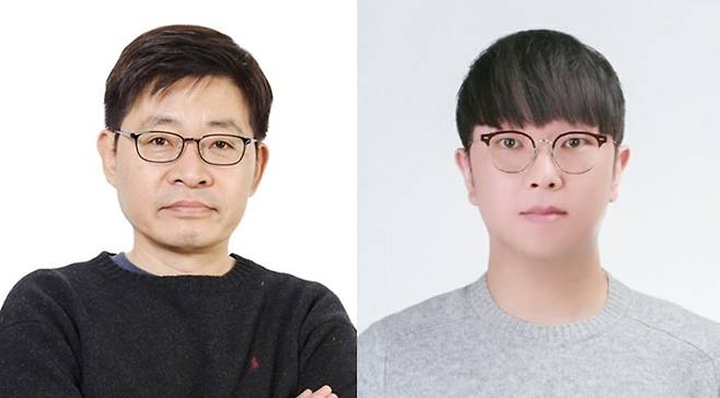 카카오엔터테인먼트 신임 공동대표로 내정된 권기수 COO(왼쪽)와 장윤중 GSO.  /카카오엔터 제공