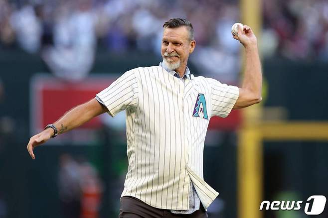 윌로우 존슨의 아버지 랜디 존슨 ⓒ AFP=뉴스1