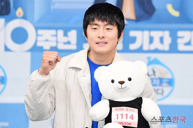 MBC '나 혼자 산다' 10주년 기념 기자간담회에 참석한 기안84. ⓒ이혜영 기자 lhy@hankooki.com