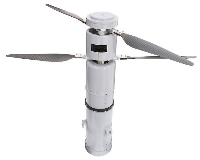 동축로터형 개인휴대 전투드론(MCD). 사진=풍산 제공