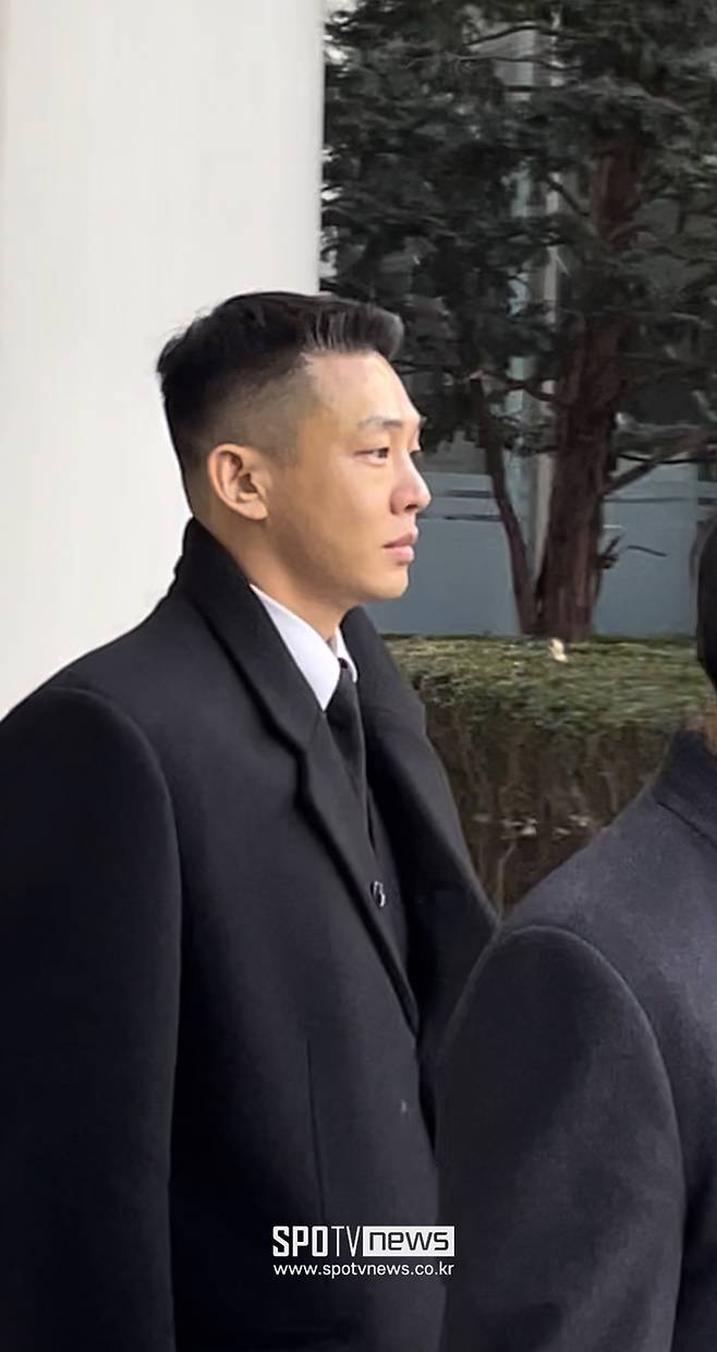 ▲ 2차 공판에 출석한 유아인. ⓒ유은비 기자