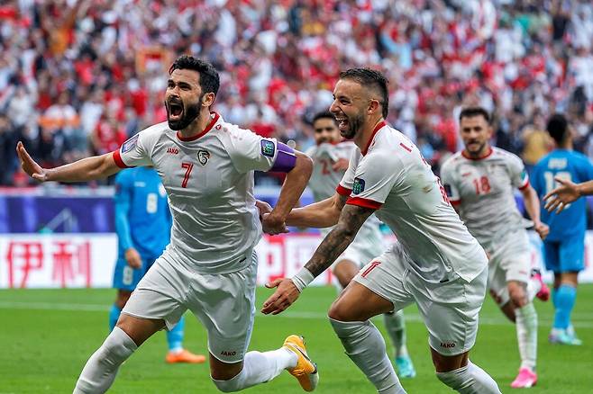 ▲ 시리아가 인도를 1-0으로 꺾고 B조 3위를 확정했다. ⓒ연합뉴스/REUTERS/AFP