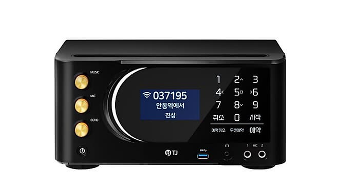 TJ미디어의 가정용 노래방 TKR-370HK