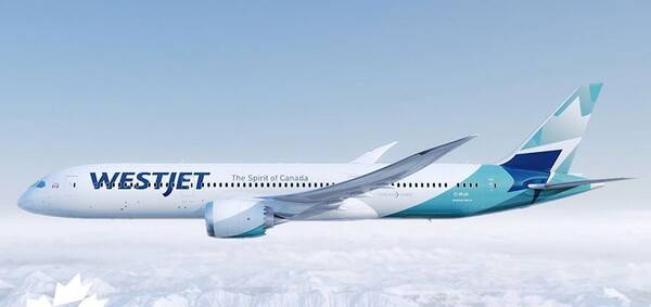 웨스트젯(WestJet)이 5월17일부터 인천-캘거리 노선에 B787-9 드림라이너를 투입, 주3회 운항할 예정이다 / 웨스트젯