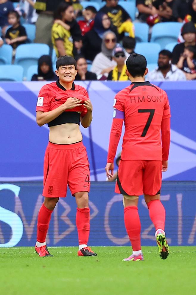 한국 축구 대표팀 김민재-손흥민, 연합뉴스