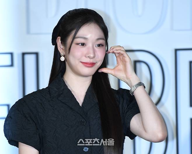 김연아가 1일 서울 성동구 디올 성수에서 열린 포토콜 행사에서 포즈를 취하고 있다. 최승섭기자 thunder@sportsseoul.com