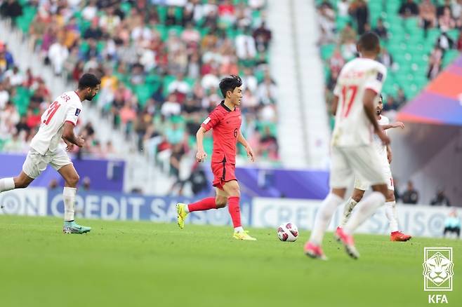 황인범(남자 축구대표팀). 대한축구협회 제공