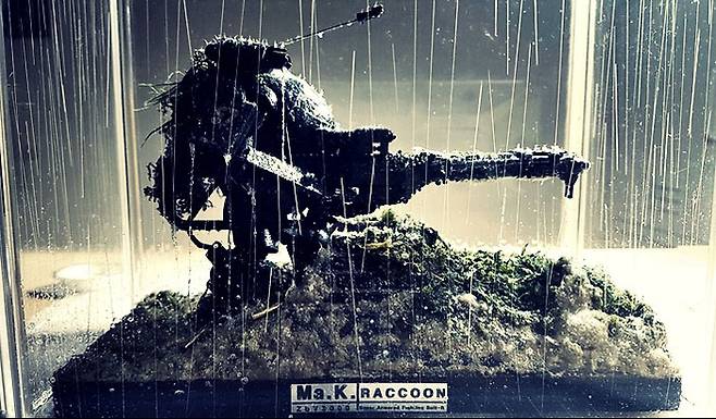 Sniper in heavy rain