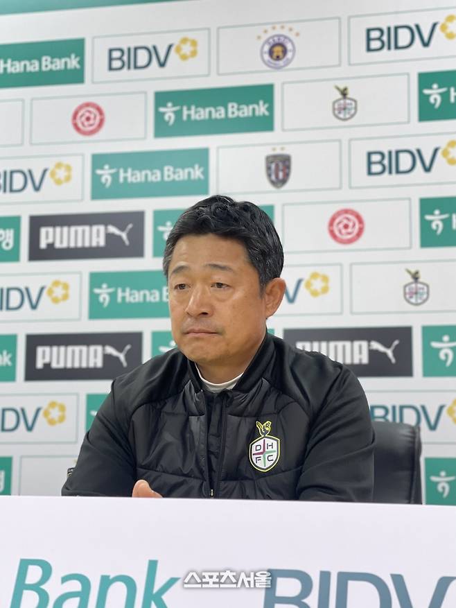 이민성 대전 감독. 하노이 | 정다워기자